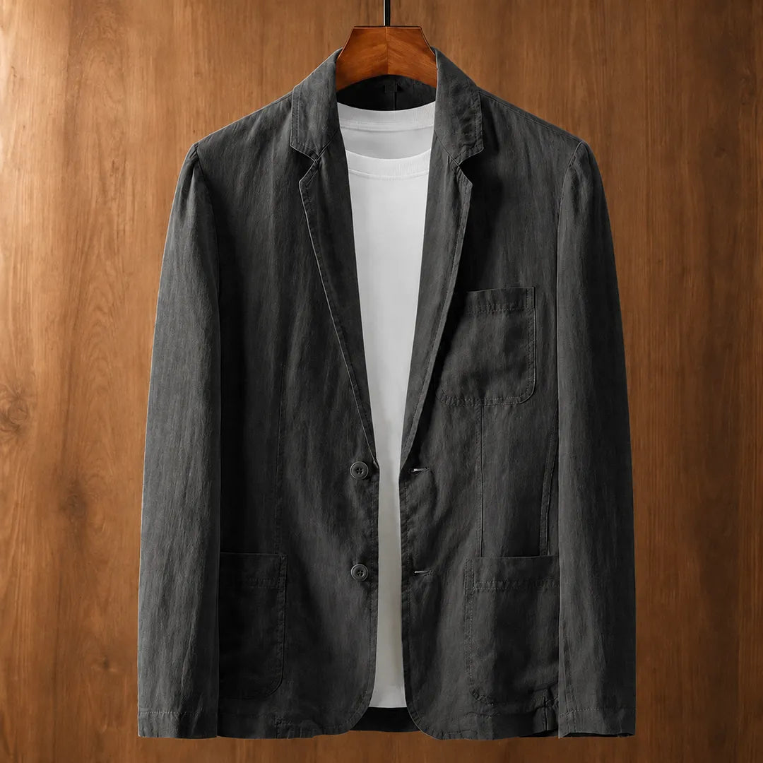 Relaxed Two-Button Blazer