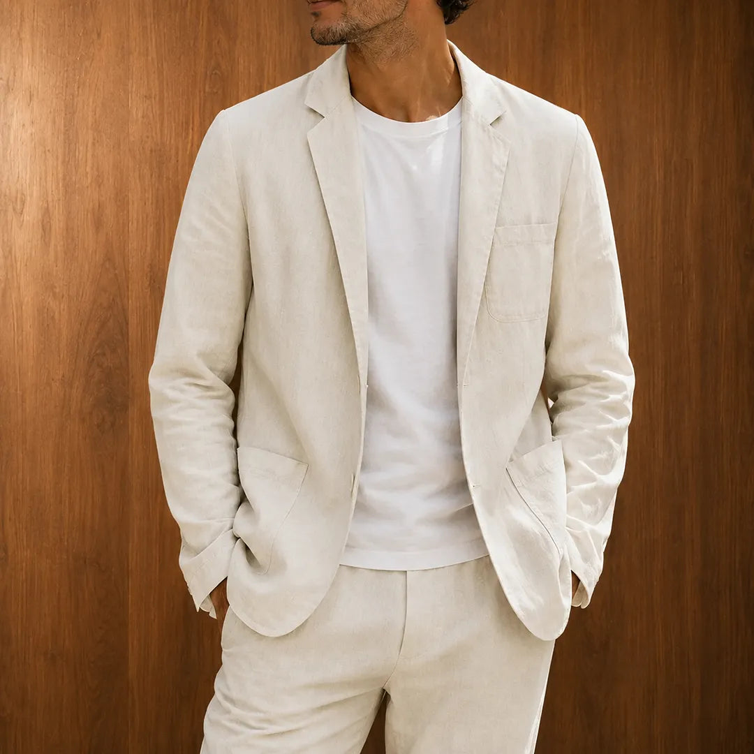 Relaxed Two-Button Blazer
