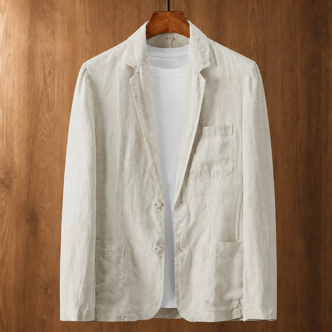 Relaxed Two-Button Blazer