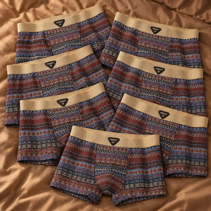 Retro Pattern Boxer Briefs