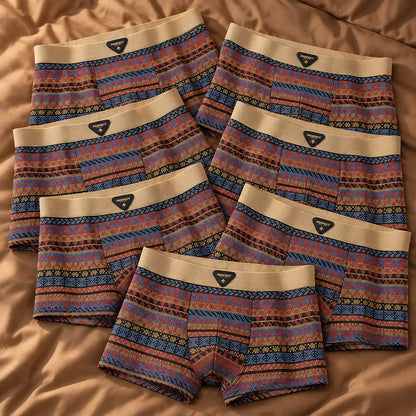 Retro Pattern Boxer Briefs