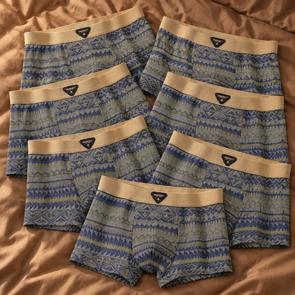Retro Pattern Boxer Briefs