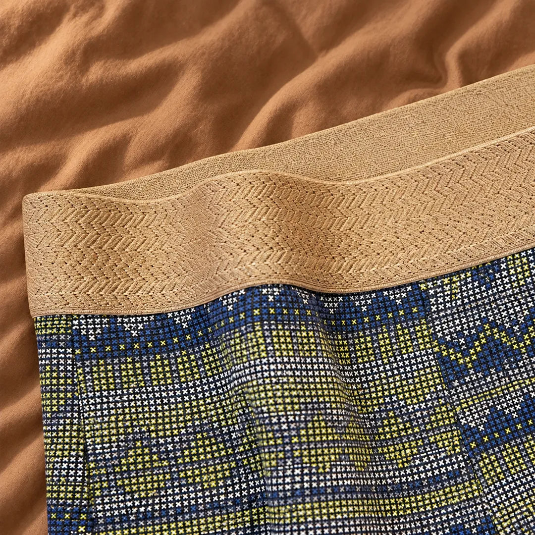 Retro Pattern Boxer Briefs