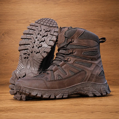 Rugged High-Top Boots