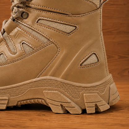 Rugged High-Top Boots