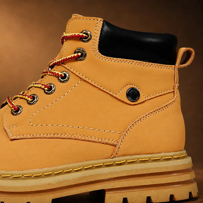 Rugged Lace-Up Boots