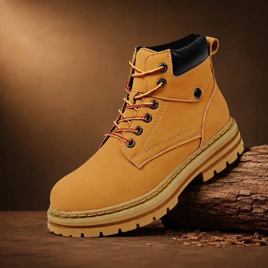 Rugged Lace-Up Boots