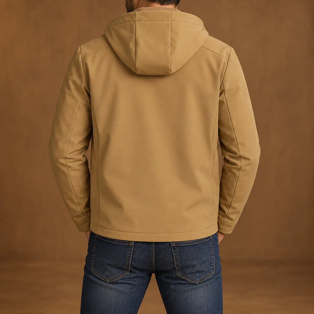 Simple Casual Hooded Jacket