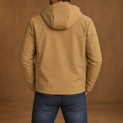 Simple Casual Hooded Jacket