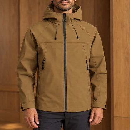 Simple Clean Hooded Jacket