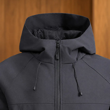 Simple Clean Hooded Jacket