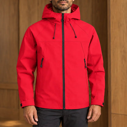 Simple Clean Hooded Jacket