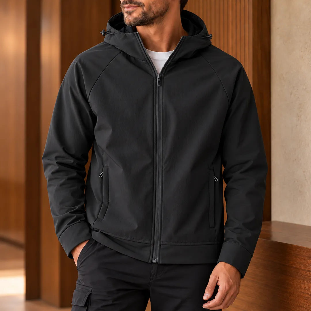 Simple Daily Hooded Jacket