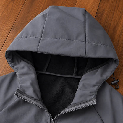 Simple Daily Hooded Jacket