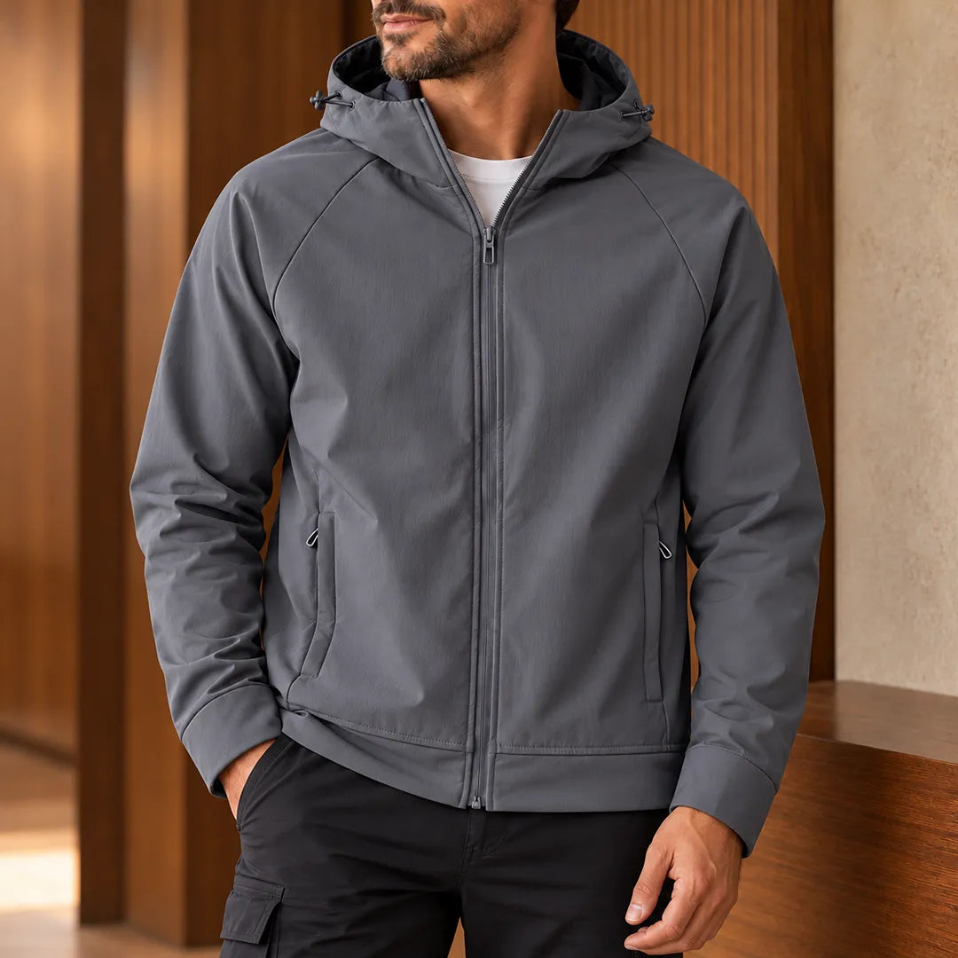 Simple Daily Hooded Jacket