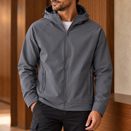 Simple Daily Hooded Jacket