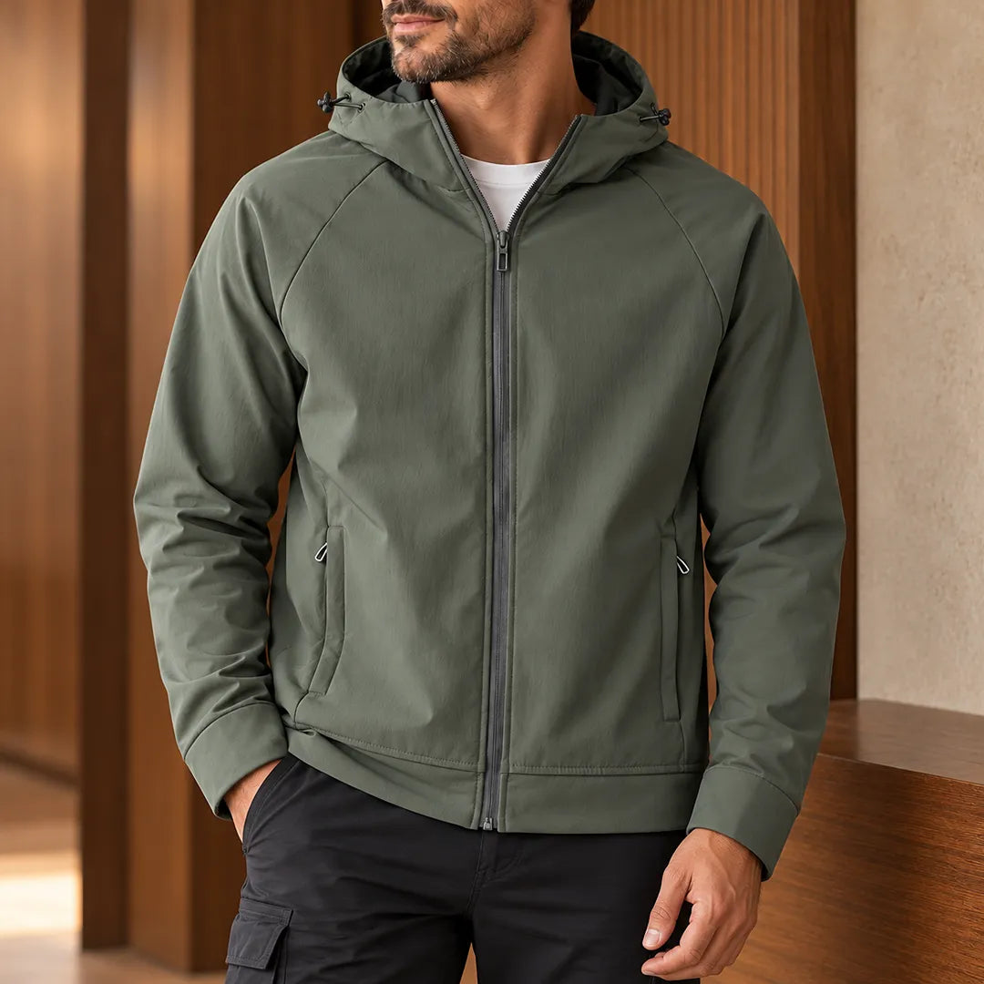 Simple Daily Hooded Jacket