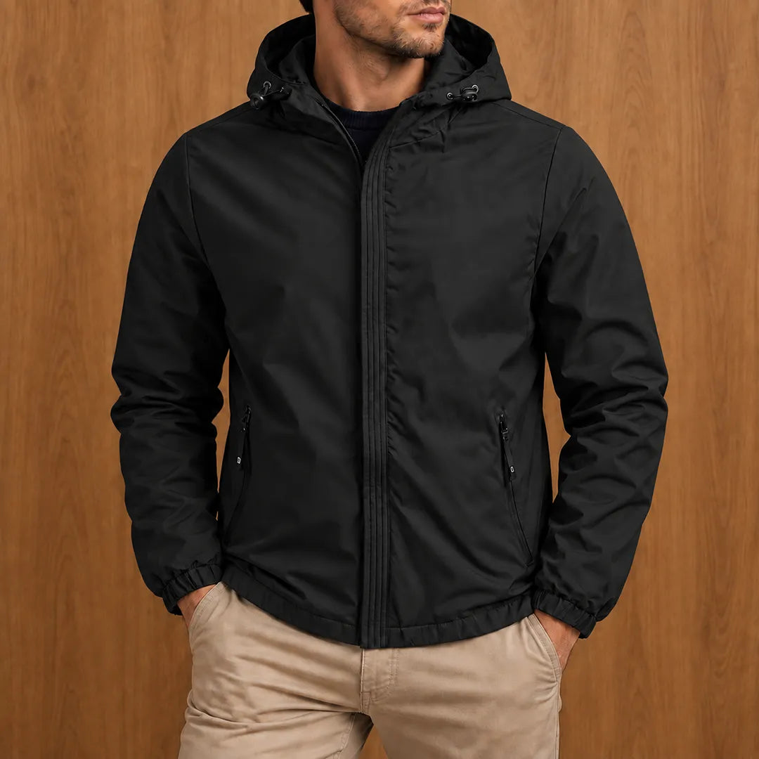 Simple Hooded Casual Jacket