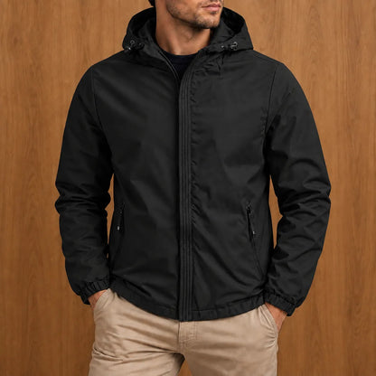 Simple Hooded Casual Jacket