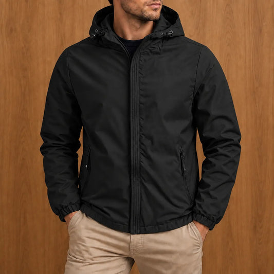 Simple Hooded Casual Jacket