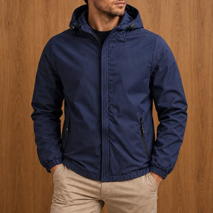 Simple Hooded Casual Jacket