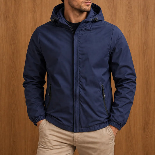 Simple Hooded Casual Jacket