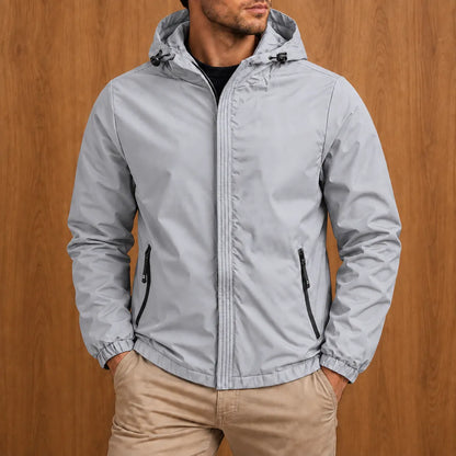 Simple Hooded Casual Jacket