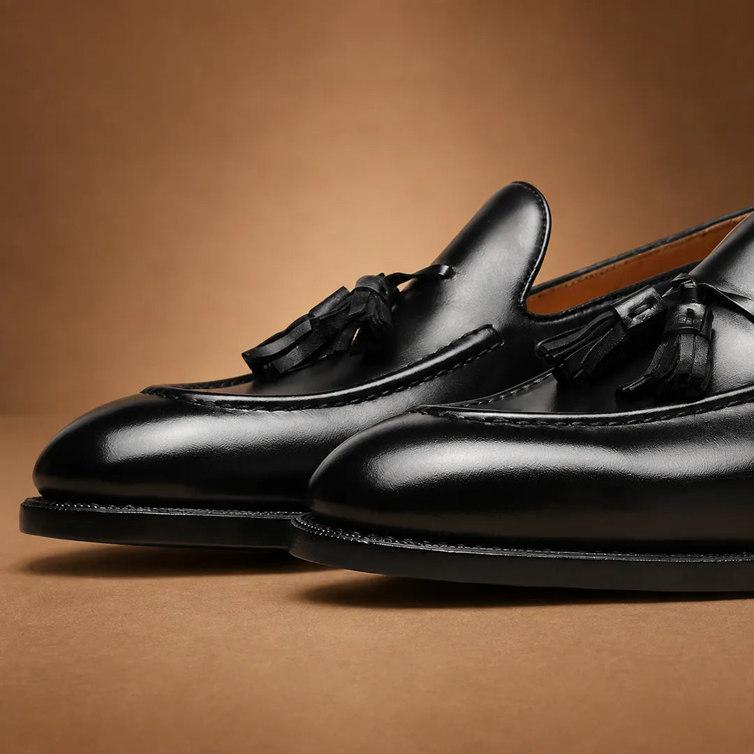 Sleek Tassel Loafers