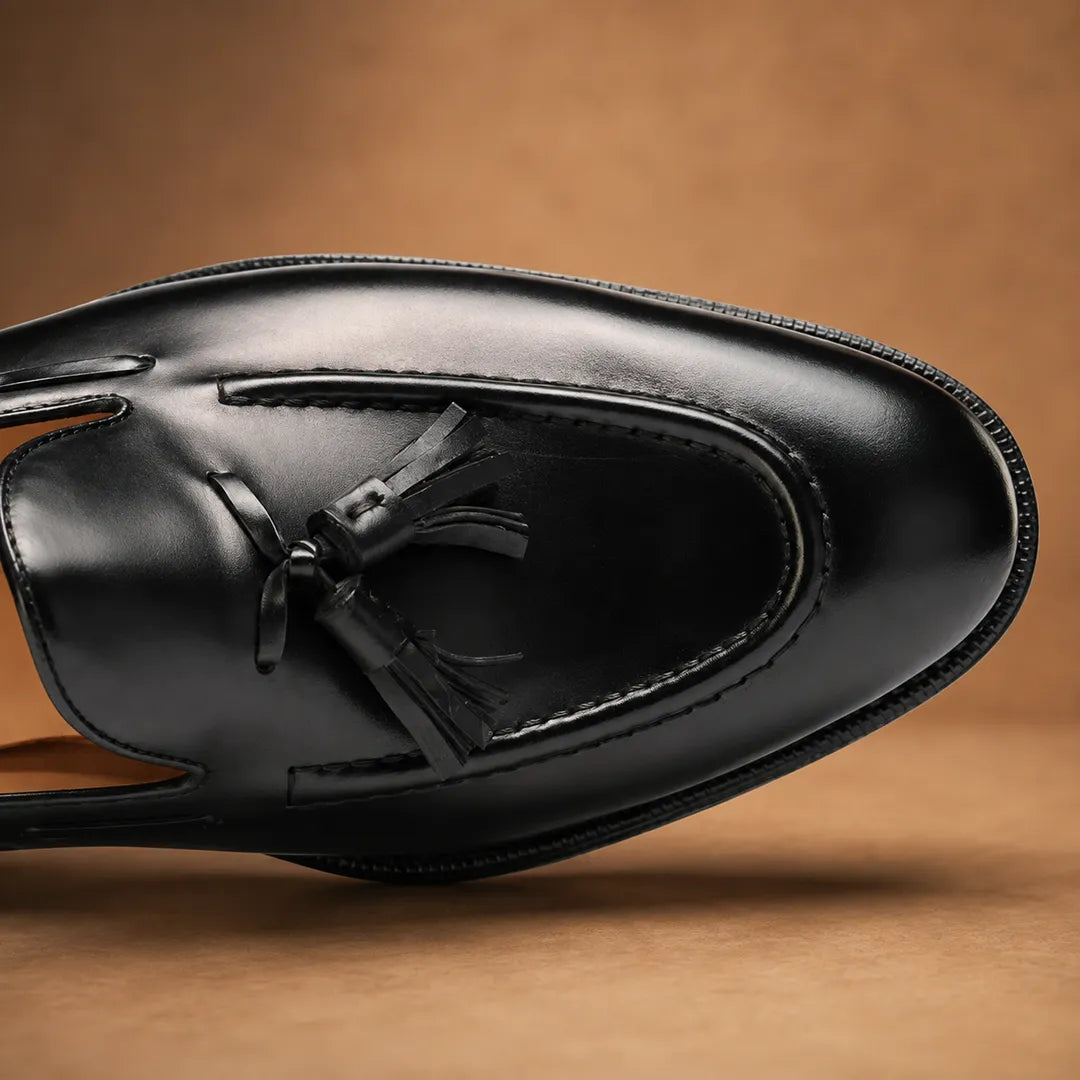 Sleek Tassel Loafers