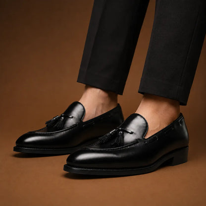Sleek Tassel Loafers
