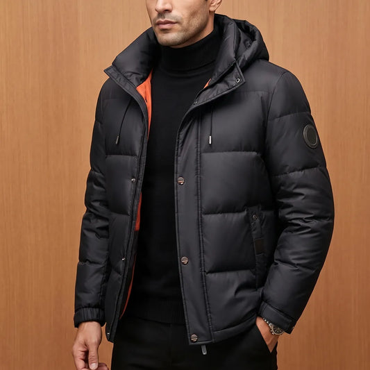 Snap-Front Puffer Jacket
