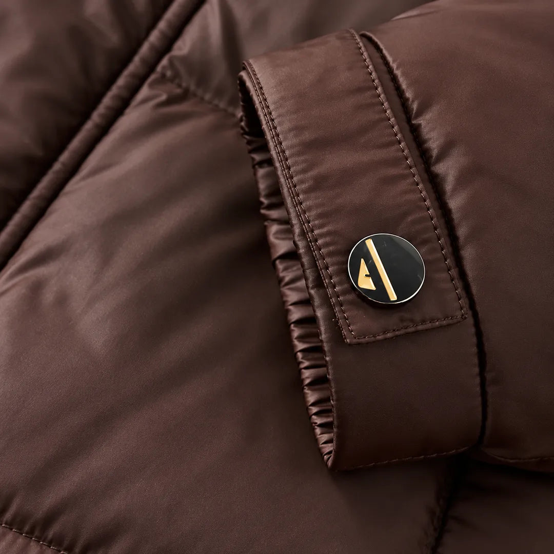 Snap-Front Puffer Jacket