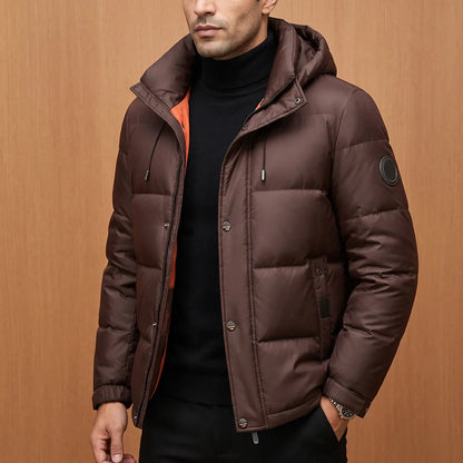 Snap-Front Puffer Jacket