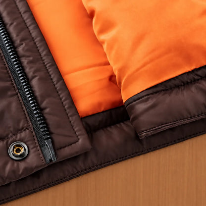 Snap-Front Puffer Jacket