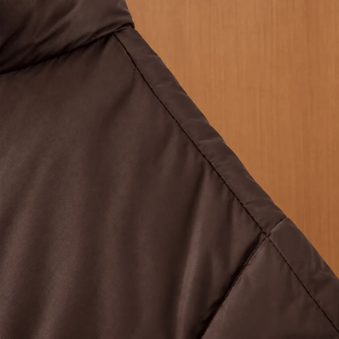 Snap-Front Puffer Jacket