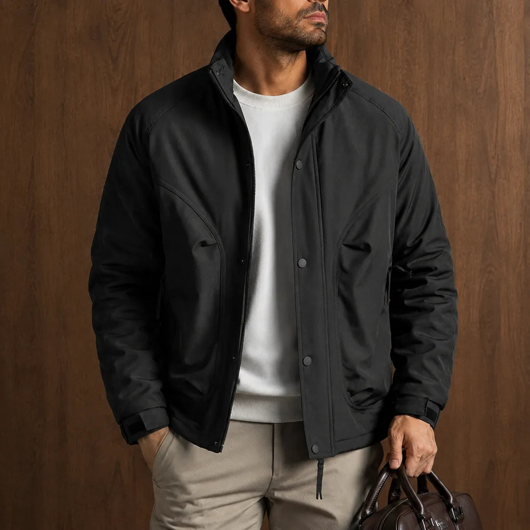 Snap Front Casual Jacket
