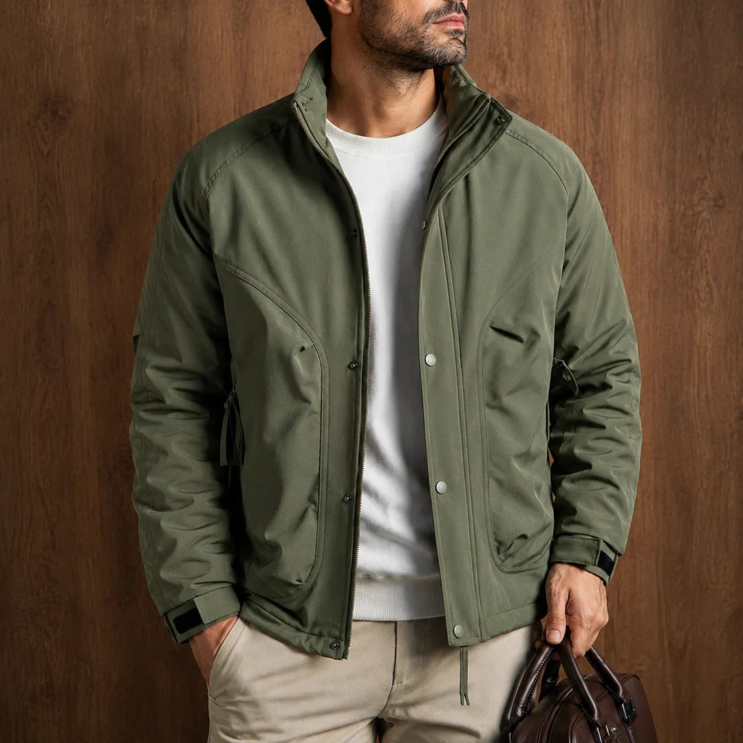 Snap Front Casual Jacket