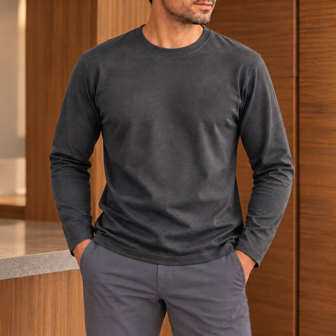 Soft Crew Neck Sweatshirt