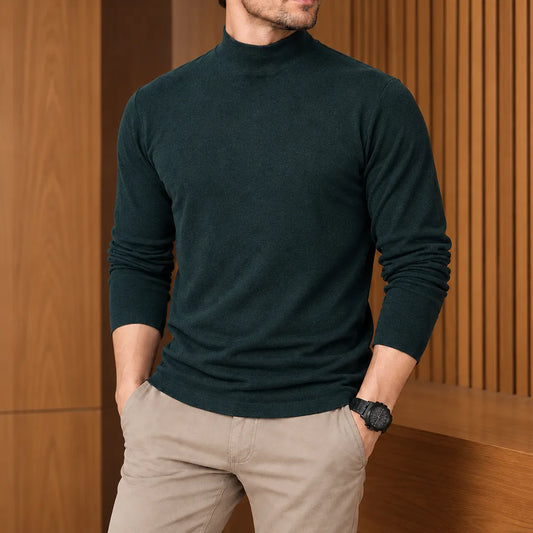 Soft Mock Neck Pullover