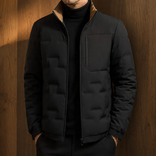 Quilted Zip-Front Jacket