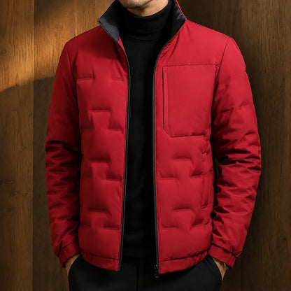 Quilted Zip-Front Jacket