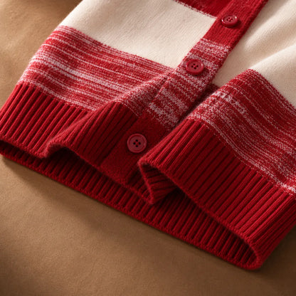 Striped Knit Cardigan