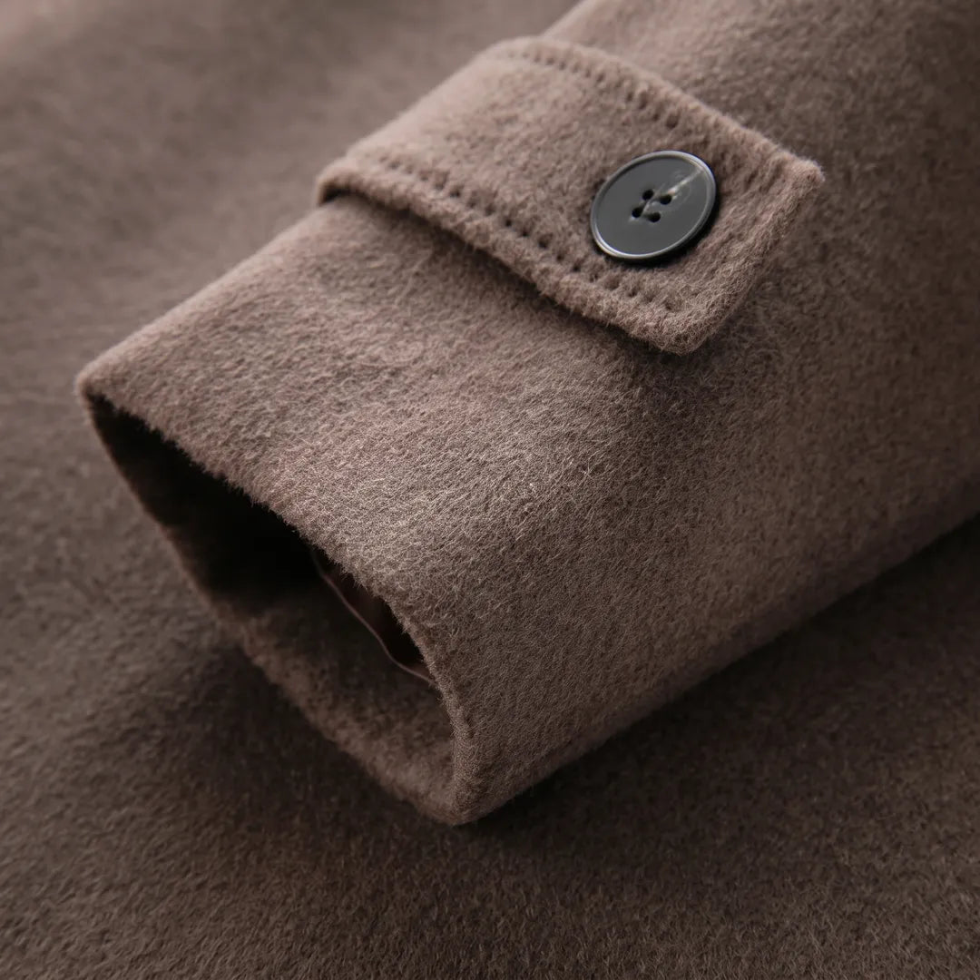 Structured Double-Breasted Coat