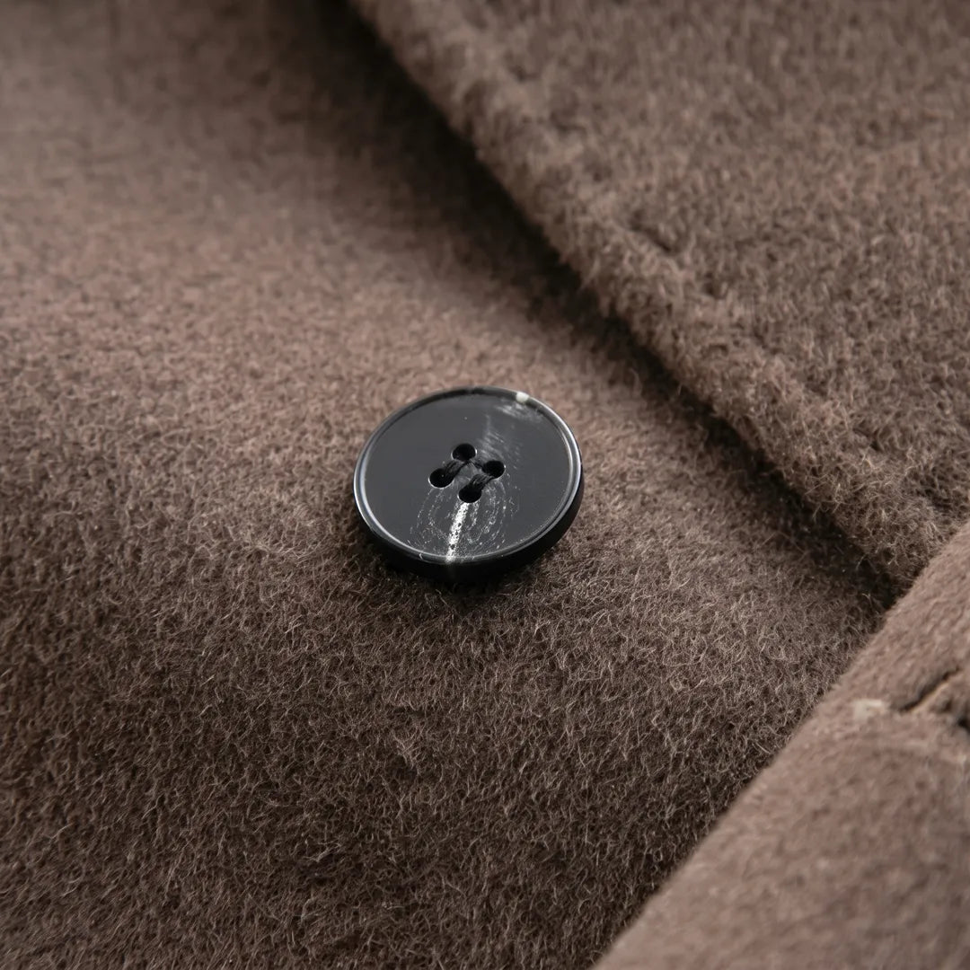 Structured Double-Breasted Coat