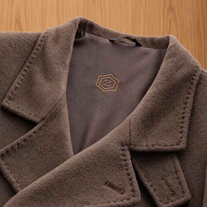Structured Double-Breasted Coat