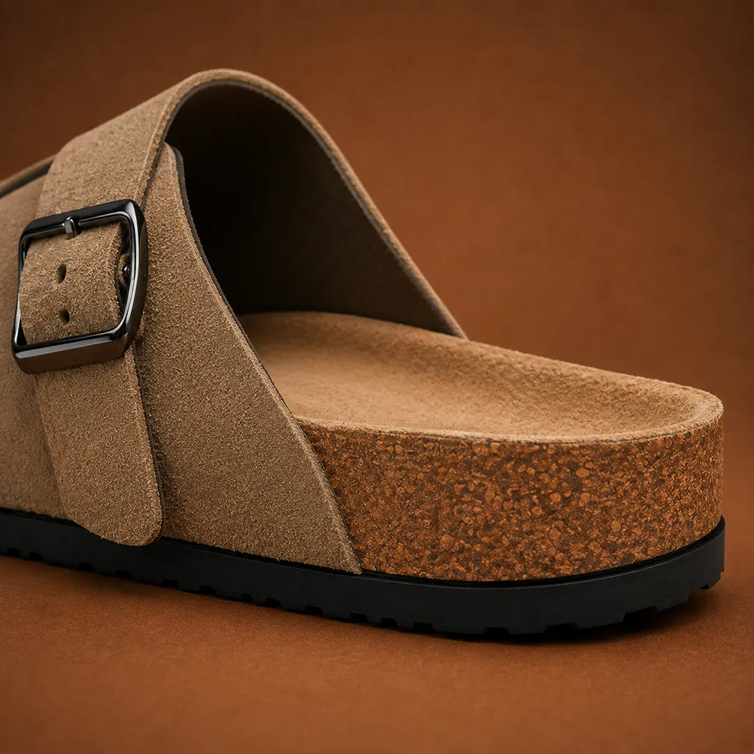 Suede Comfort Sandals