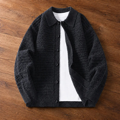 Textured Button Cardigan