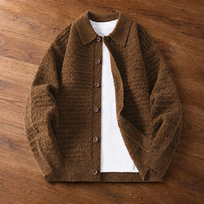 Textured Button Cardigan