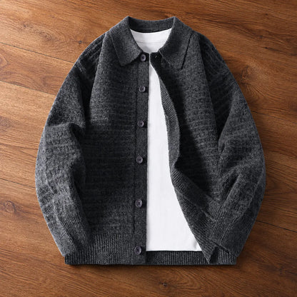 Textured Button Cardigan
