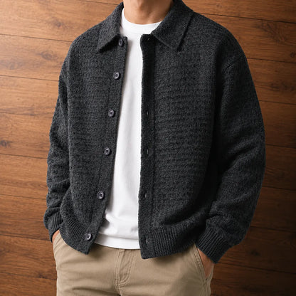 Textured Button Cardigan